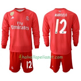 Jalkapallo Pelipaidat Real Madrid Marcelo 12 Lasten 3 Paita 2018-2019 Pitkähihainen